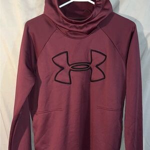 Under Armour Plum Hoodie with Black Logo